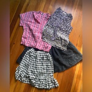 Bundle 4 pieces skirts and tops rebecca taylor elizabeth james